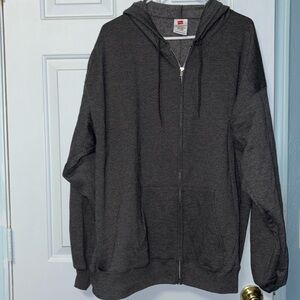 Men’s Hanes EcoSmart Full Zip Hoodie XL